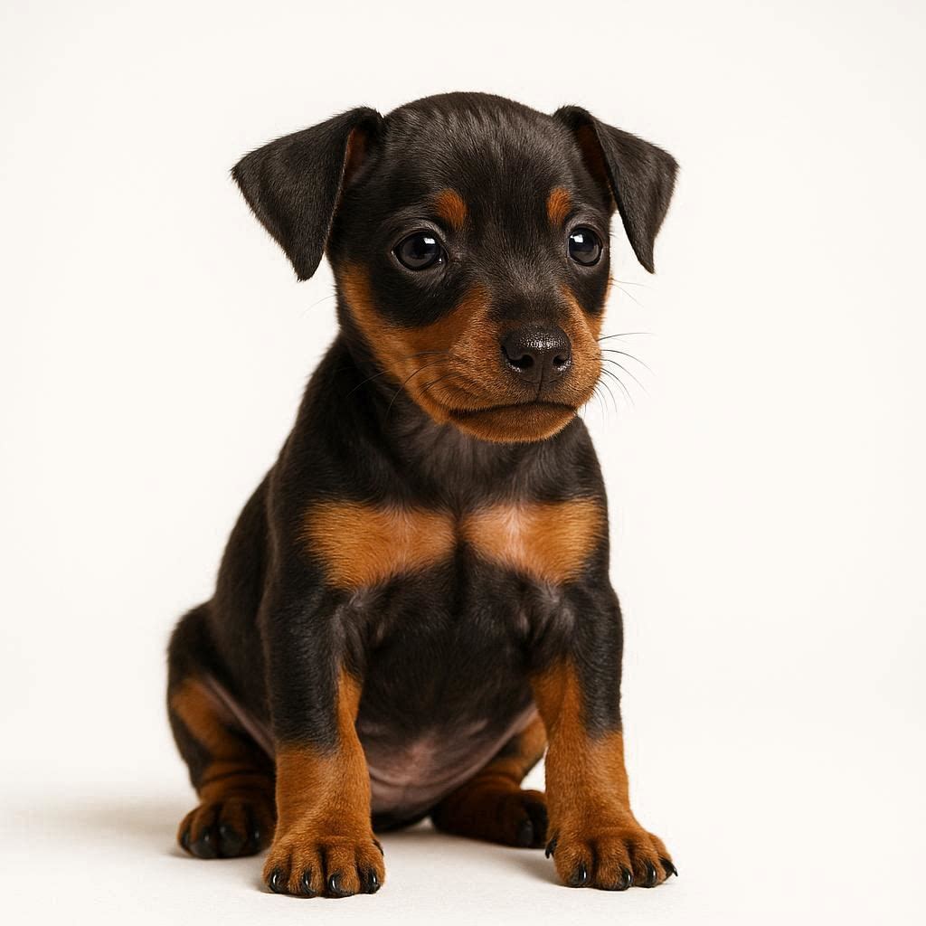 Mini Doberman Pinscher puppy